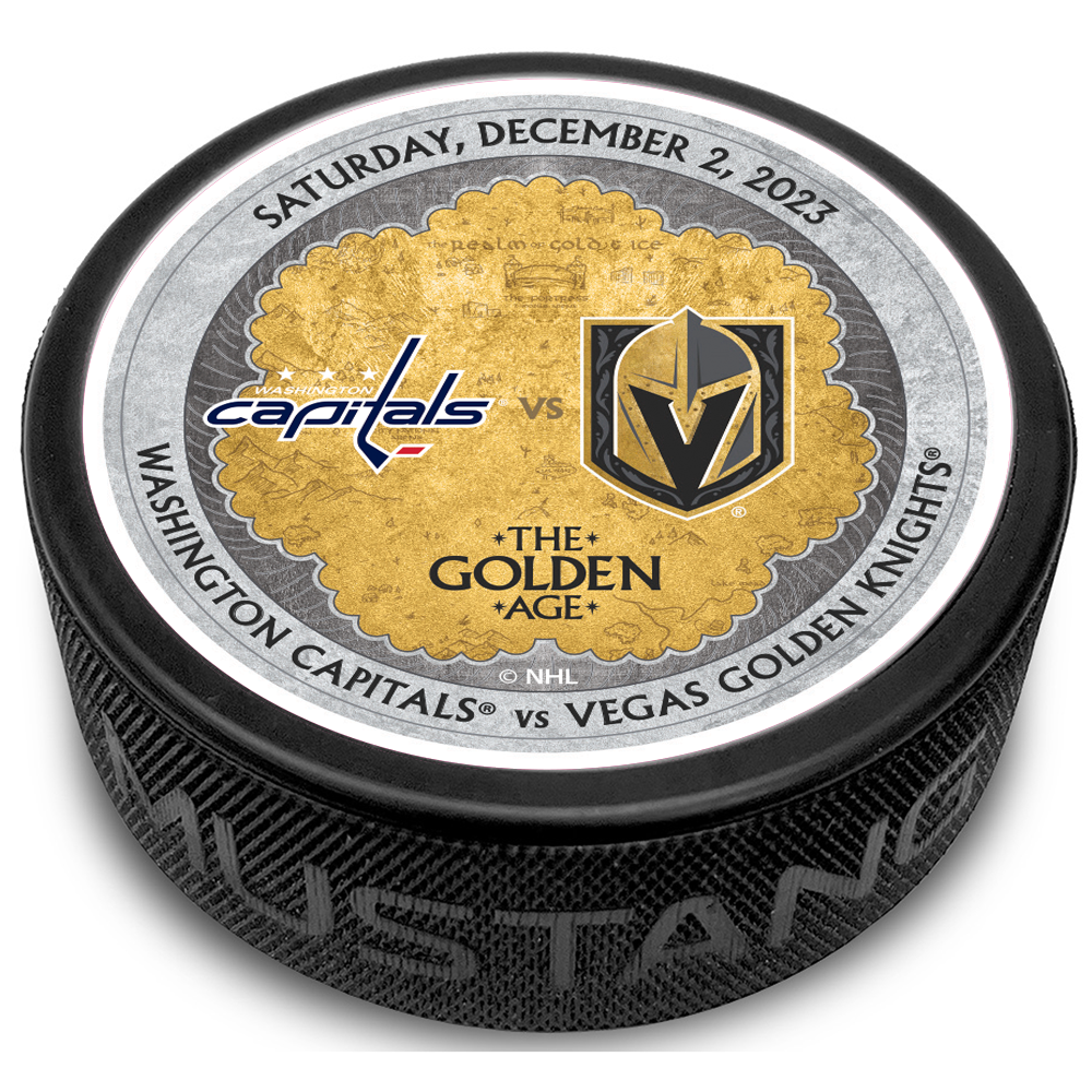 WSH vs. VGK Gameday Puck 12/2/2023 - BLACK / Each - Puck