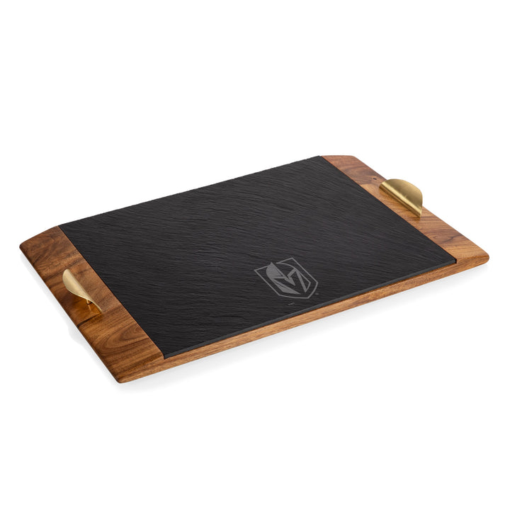 Vegas Golden Knights - Covina Acacia and Slate Serving Tray