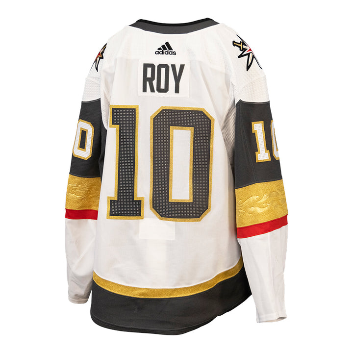 Nicolas Roy #10: Game-Worn Away Playoff Jersey