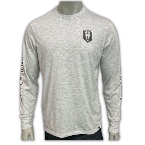 Henderson Silver Knights Men's Triple Threat L/S Grey T-Shirt