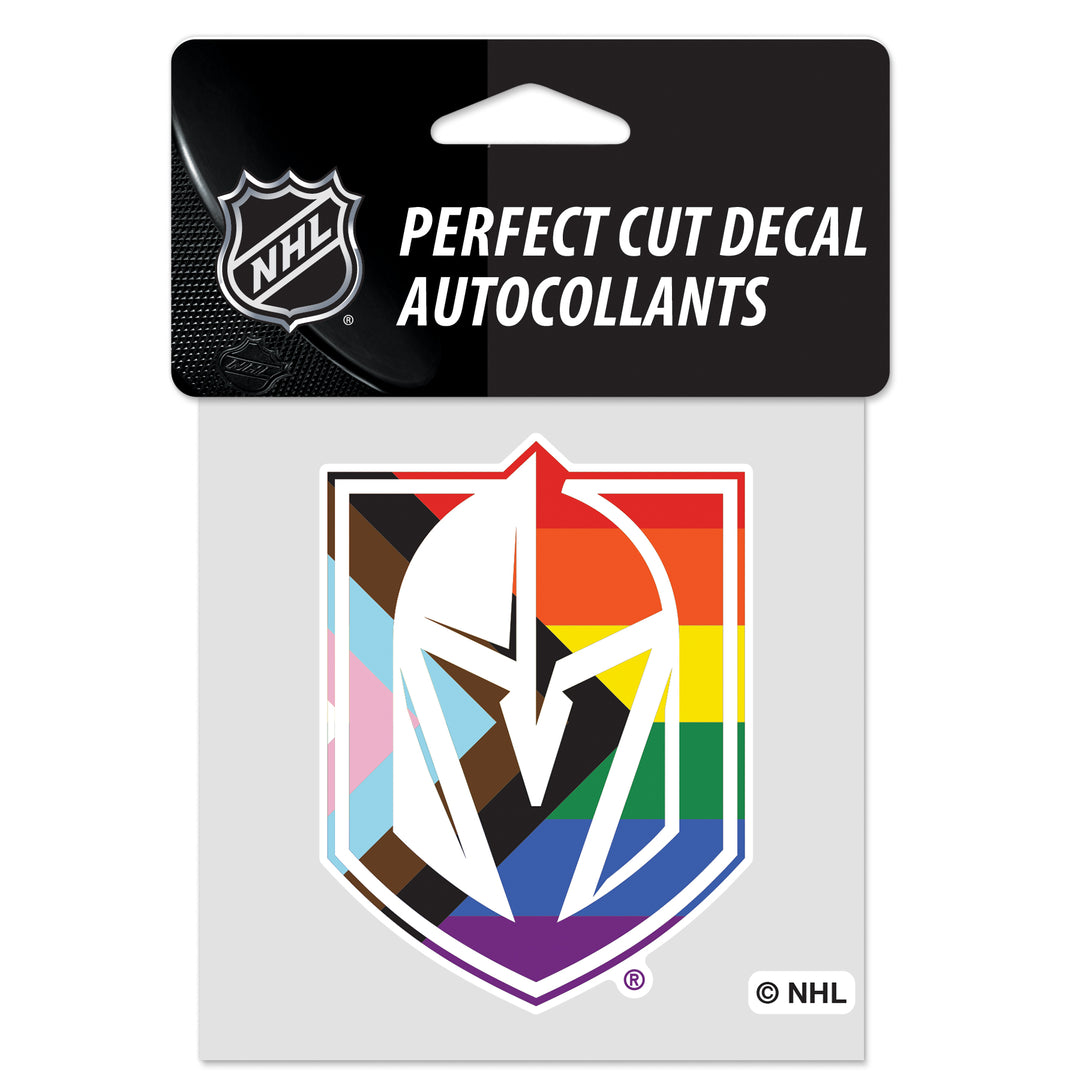 Vegas Golden Knights 2022 4x4 Pride Auto Decal