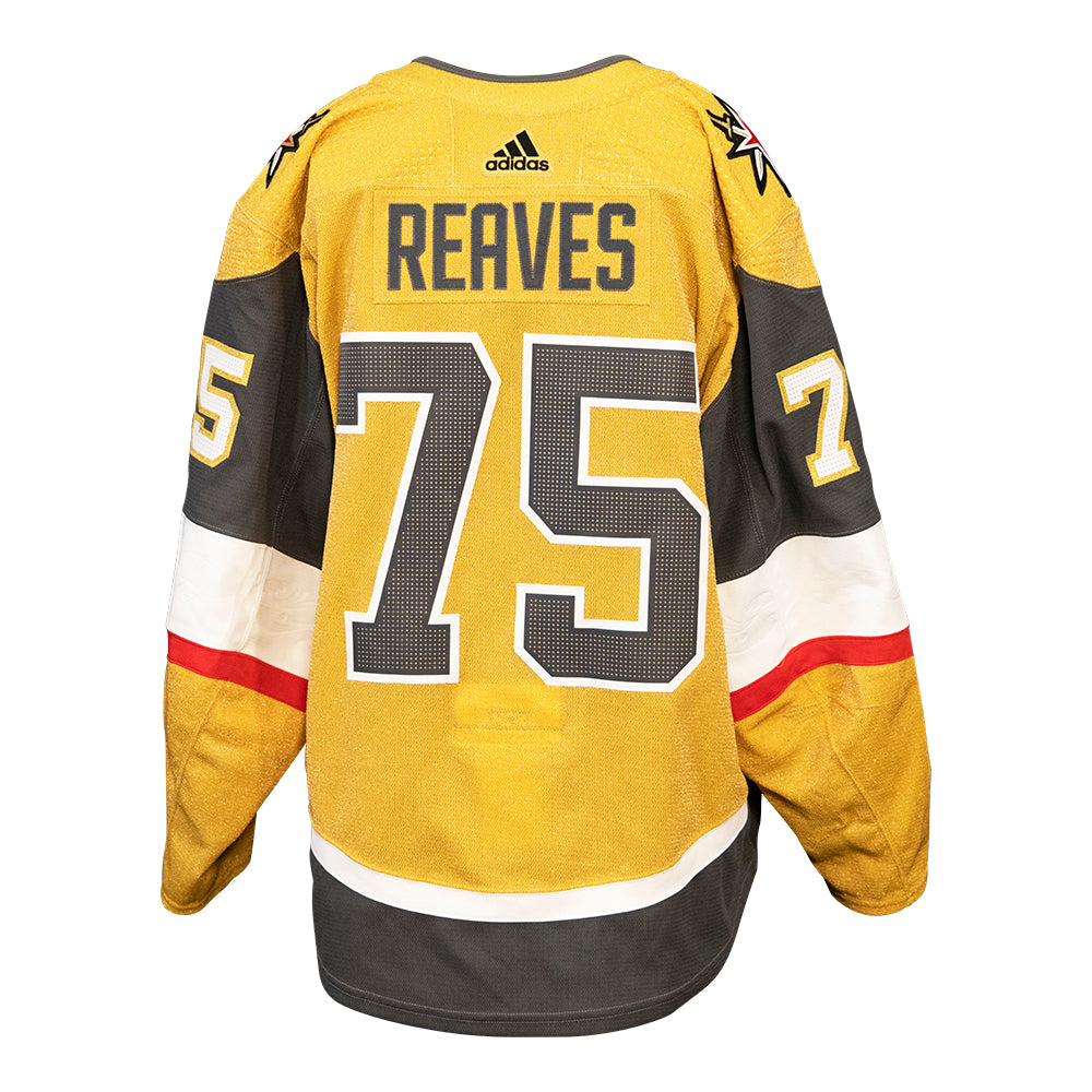 Ryan Reaves #75: Game-Worn Gold Jersey