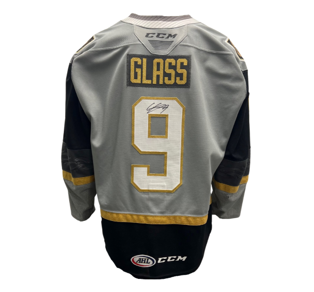 #9 Cody Glass: Game-Worn & Signed Silver Jersey