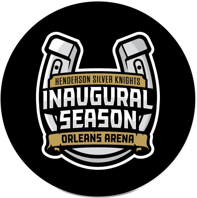 Henderson Silver Knights Inaugural Season Puck - Vegas Team Store