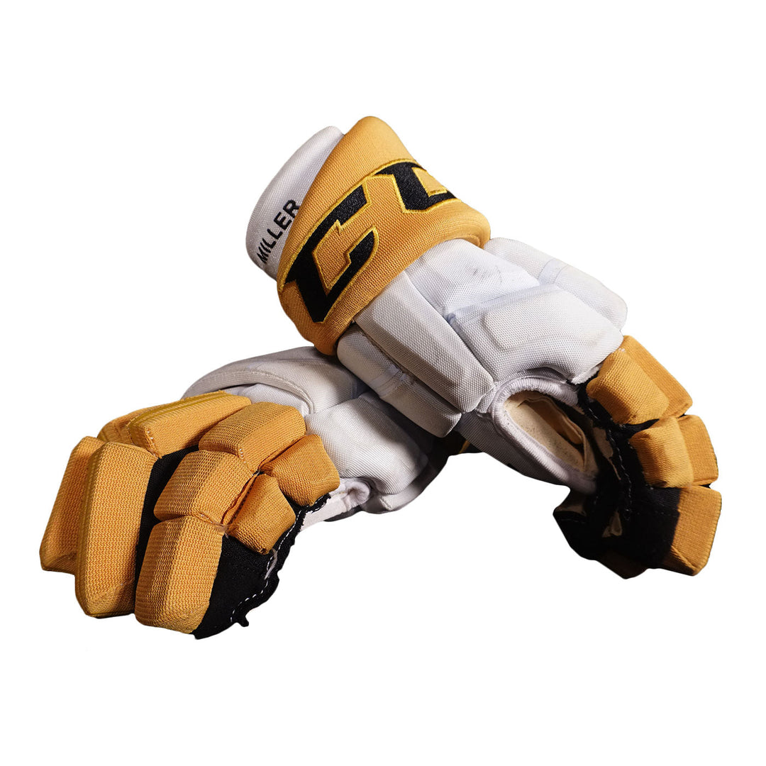 Colin Miller Game-Used Gloves - Hologram #76 - VegasTeamStore