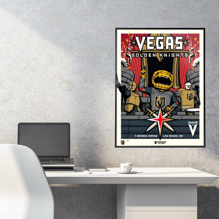 Vegas Golden Knights "5th Anniversary" Serigraph