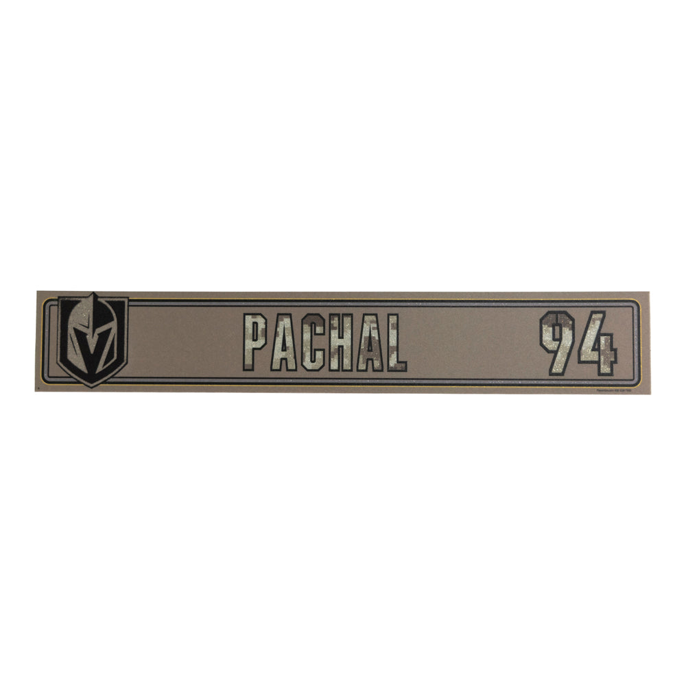 #94 Brayden Pachal: 21-22 Military Appreciation Nameplate