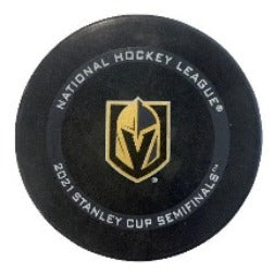 2021 Stanley Cup Playoffs Semi Finals Game-Issued Puck