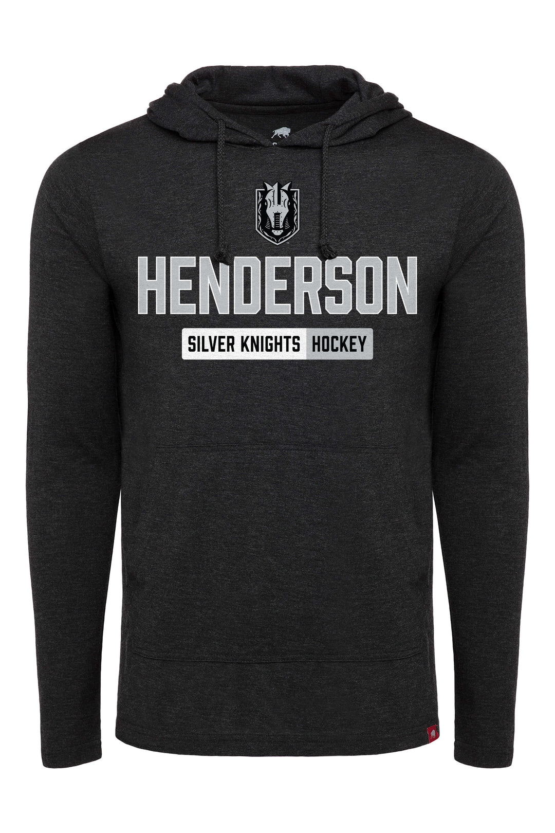 Henderson Silver Knights Youth Long Sleeve Tee with Hood - Vegas Team Store