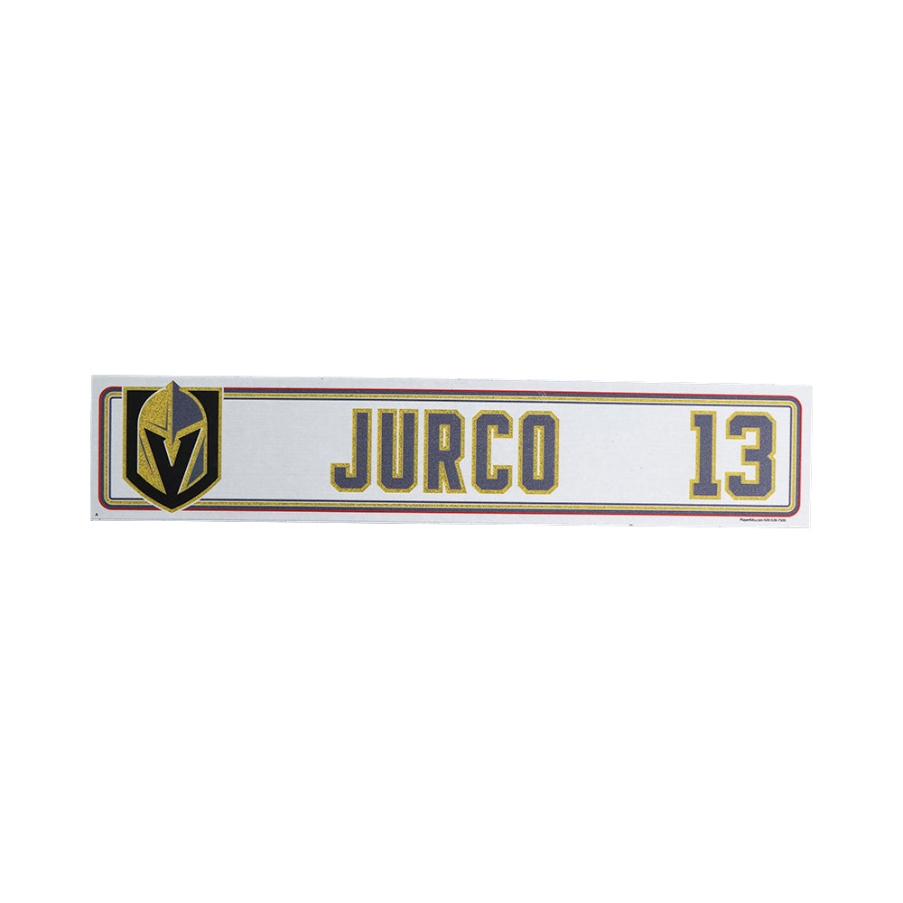 #13 Tomas Jurco Locker Nameplate - Away - 911199