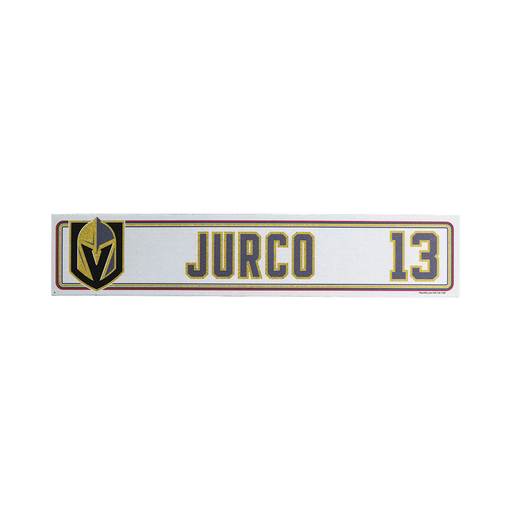#13 Tomas Jurco Locker Nameplate - Away - 911194