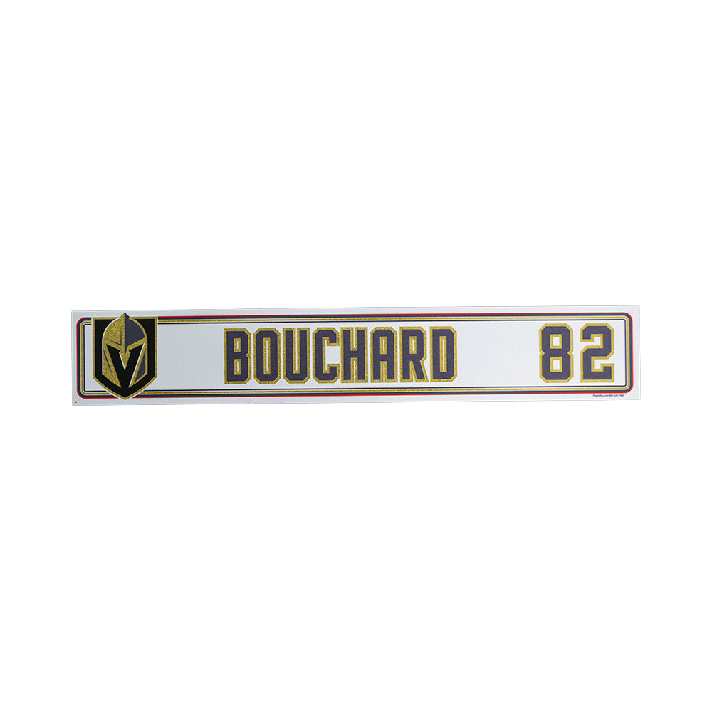 #82 Xavier Bouchard Locker Nameplate - 911146