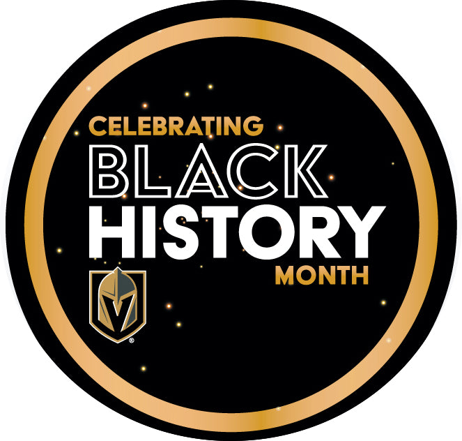 Vegas Golden Knights Inglasco 2022 Black History Month Puck