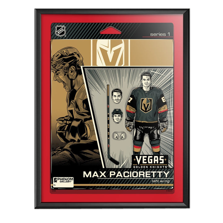 Vegas Golden Knights Max Pacioretty Action Figure Serigraph