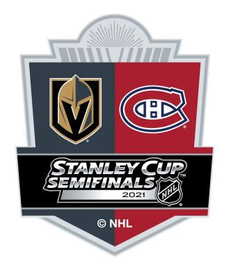 2021 Stanley Cup Semi Finals Match up Pin VGK vs. MTL