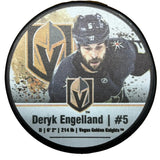 Vegas Golden Knights #5 Deryk Engelland NHLPA Puck