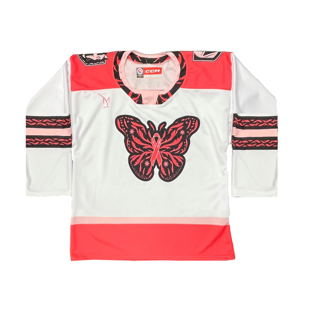 Henderson Silver Knights 2023 Pink in the Rink Jersey
