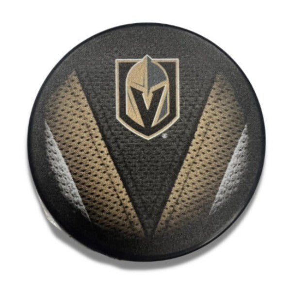 Vegas Golden Knights Inglasco Stitch Puck